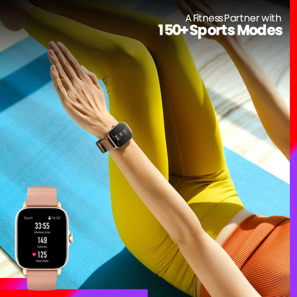 Amazfit GTS 3 Health and Fitness Smart Watch - Ivory White / Gold