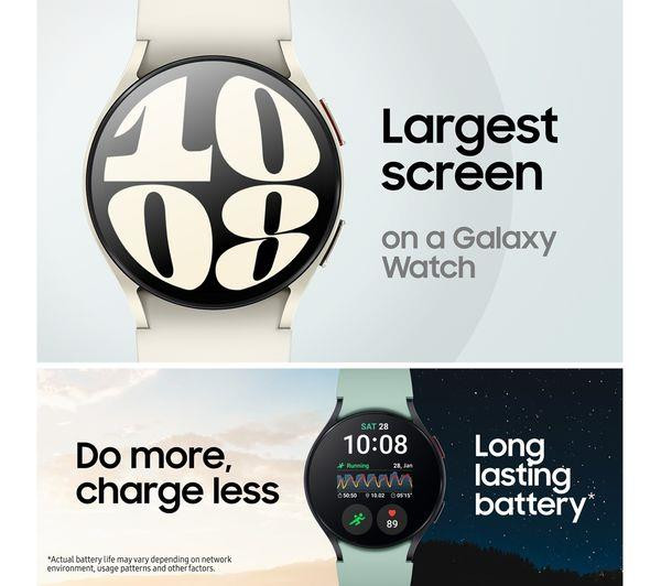 Samsung Galaxy Watch 6 Bluetooth with Bixby - Silver, 44 mm