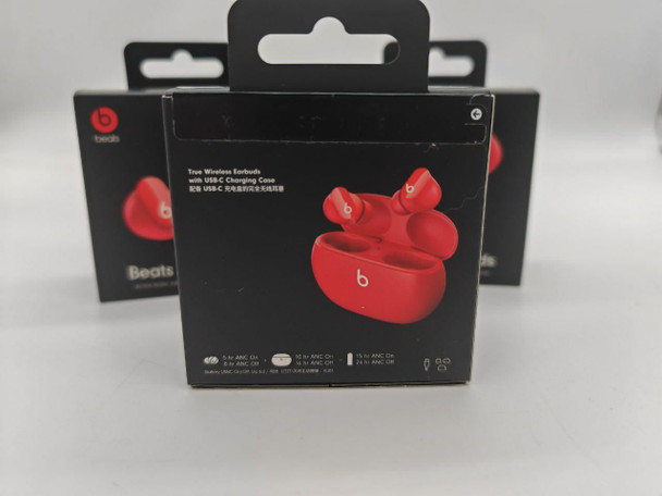 Beats Studio Buds Bluetooth Noise Cancelling Earbuds Headphones - Red