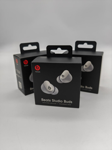 Beats Studio Buds Bluetooth Noise Cancelling Earbuds Headphones - White