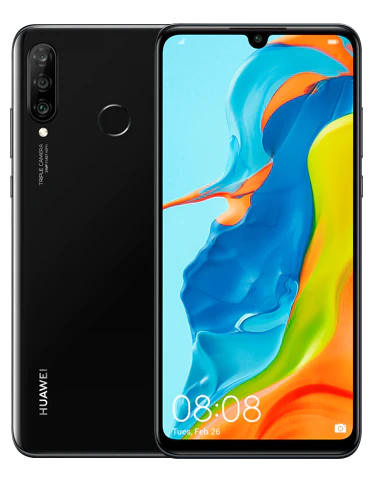 Huawei P30 Lite 4GB+128GB Midnight Black Google Android Phone Unlocked