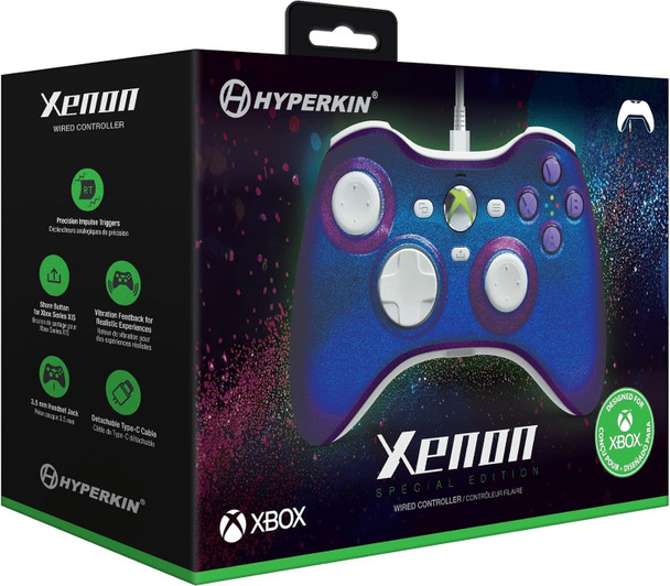 Hyperkin Xenon Wired Controller Xbox Series X|S/Xbox One/PC - Twilight Galaxy – image 6