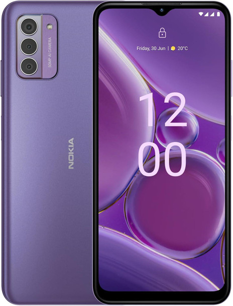Nokia G42 5G 4/128GB Unlocked Google Android Smartphone Dual SIM - So Purple
