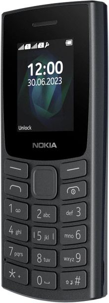  Nokia 105 2G Charcoal Black Mobile Phone Unlocked Dual SIM