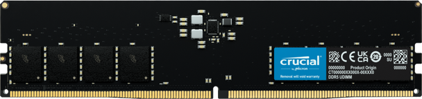 Crucial 32 GB DDR5 RAM Desktop Memory 4800 MHz CL40 CT32G48C40U5