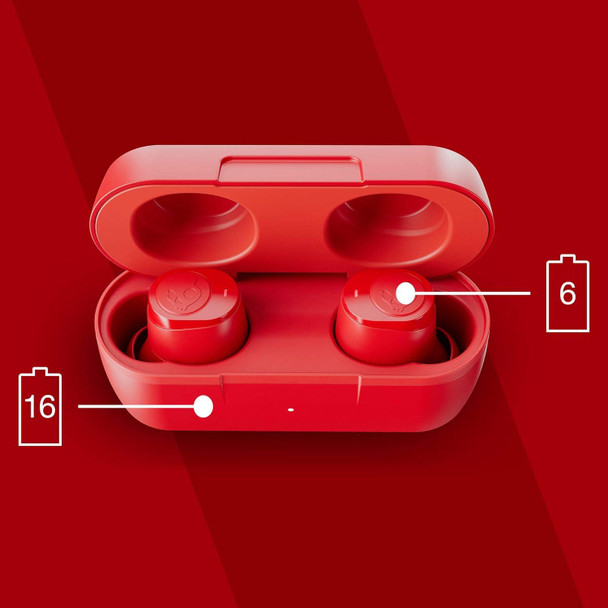 Skullcandy Jib True Wireless In-Ear Headphones, Bluetooth 5.0 - Golden Red