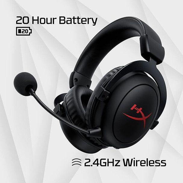 HP HyperX Cloud Core Wireless Headphones with Microphone Black