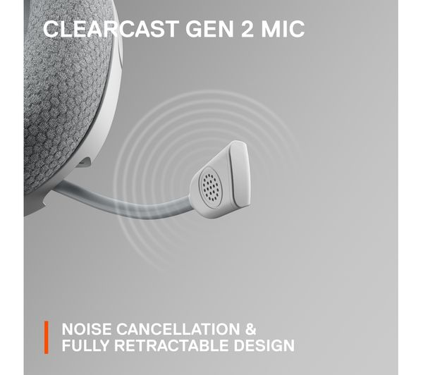 Steelseries Arctis Nova 1P 7.1 Gaming Headset - White