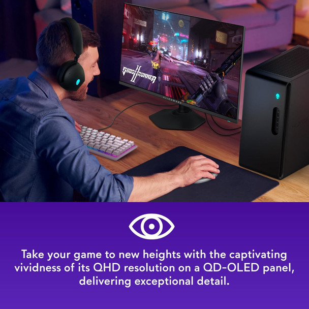 Alienware AW2725DF 27 Inch QHD (2560x1440) Gaming Monitor 360Hz QD OLED 0.03ms