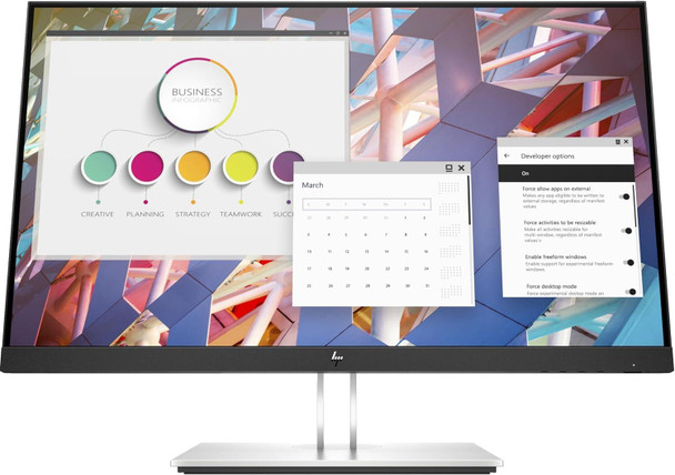 HP E24 G4 23.8" Monitor IPS Full HD HDMI DisplayPort with HP Eye Ease