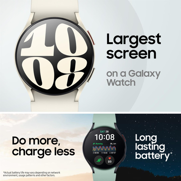 Samsung Galaxy Watch 6 Bluetooth with Bixby - Silver 44 mm Smartwatch