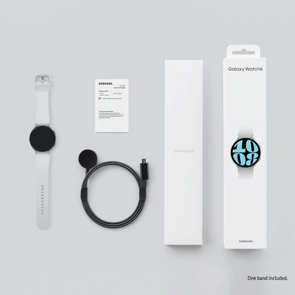 Samsung Galaxy Watch 6 Bluetooth with Bixby - Silver 44 mm Smartwatch