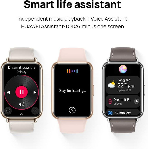 Huawei Watch Fit 2 Active Smart Watch - Sakura Pink Large