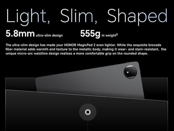 Honor MagicPad2 12.3" OLED 12GB 256GB WiFi Google Android Tablet Black