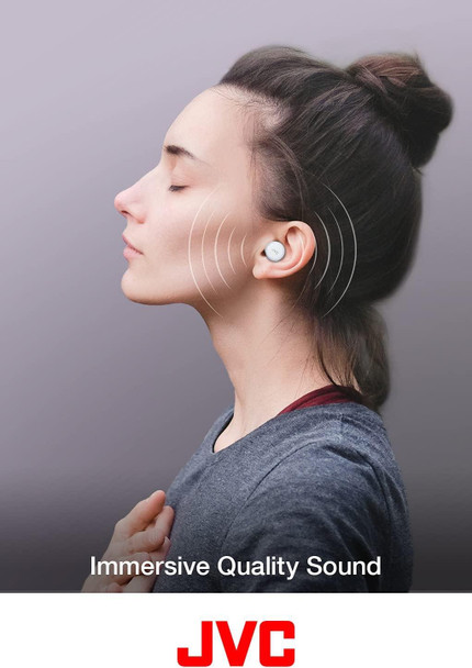 JVC HA-A5T Gumy Mini True Wireless Earbuds with mic - White