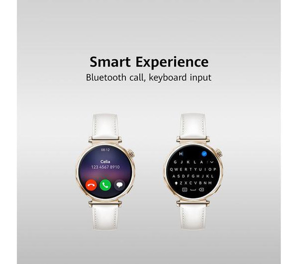 Huawei Watch GT 5 Smartwatch 41mm Gold White Leather Health GPS Bluetooth