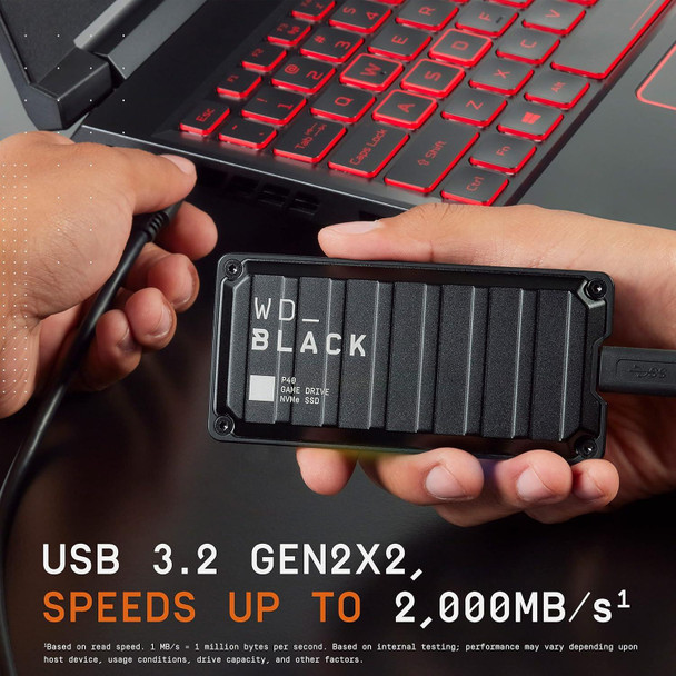 WD_BLACK P40 1TB Game Drive SSD, External SSD drive, Portable