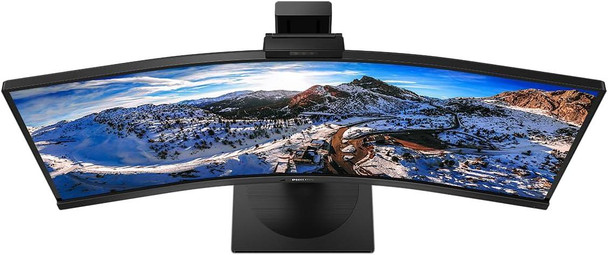 Philips 34" UltraWide QHD Curved 100Hz Monitor USB-C Dock KVM Webcam HDR400