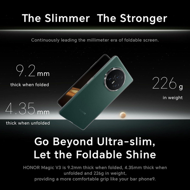 Honor Magic V3 5G AI 512GB / 12GB Folding Smart Phone in Green