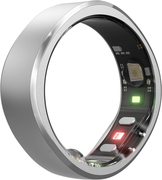 RingConn Gen 1 Smart Ring Activity Sleep Tracker Size 13 Silver