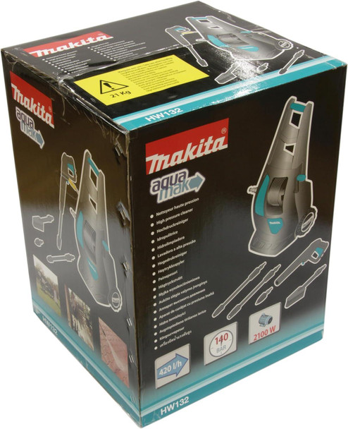Makita HW132/2 2100W 140 Bar High Pressure Washer Car Patio Cleaner