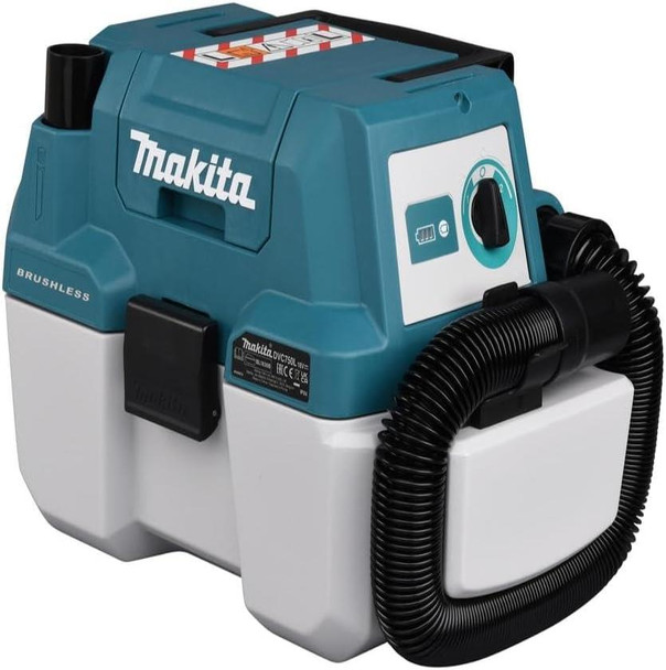 Makita DVC750LZ 18V LXT Brushless L-Class Wet/Dry Dust Extractor Vacuum