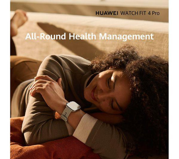 HUAWEI Watch Fit 4 Pro Smartwatch Titanium Black ECG GPS 10-Day Battery