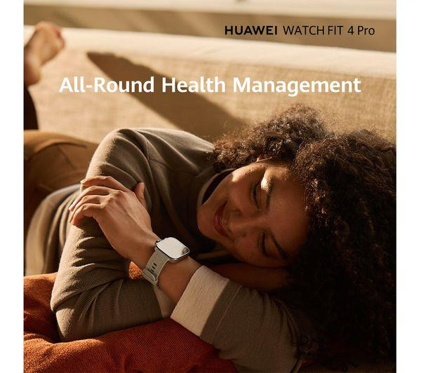 HUAWEI Watch Fit 4 Pro Smartwatch Titanium Black ECG GPS 10-Day Battery