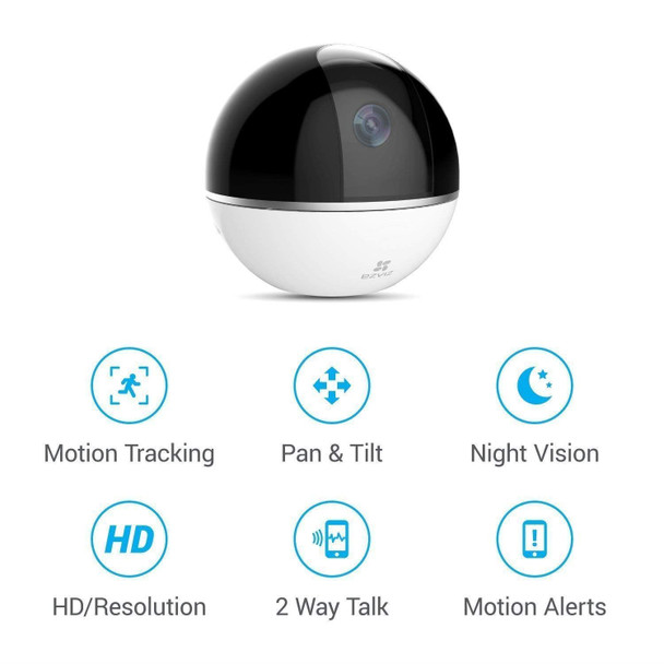EZVIZ C6T, 1080p WiFi Smart Home Security Camera Motion Tracking (Alexa)