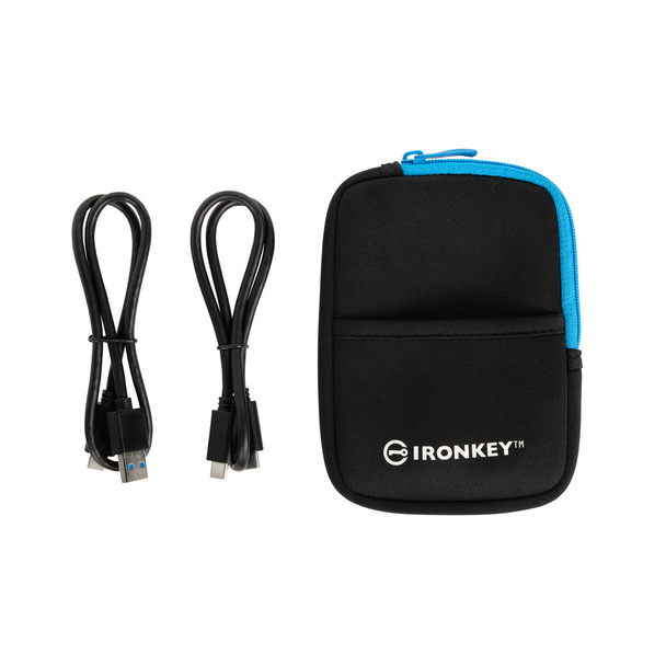 Kingston IronKey Vault Privacy 80 7.68TB Encrypted External SSD USB-C