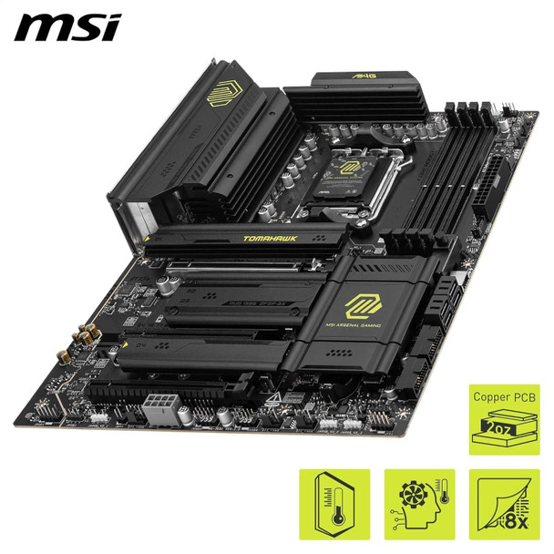 MSI MAG X870 TOMAHAWK WIFI ATX AMD AM5 DDR5 Motherboard PCIe 5.0 Wi-Fi 7