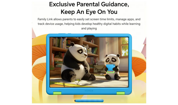 Honor Pad X8a Kids Edition 11" Tablet - Eye Care, Durable, Parental Control