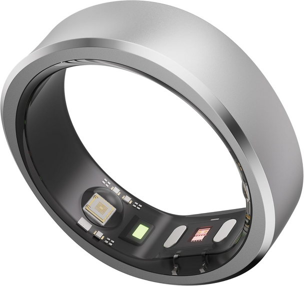 RingConn Gen 1 Smart Ring Activity Sleep Tracker Size 12 Silver
