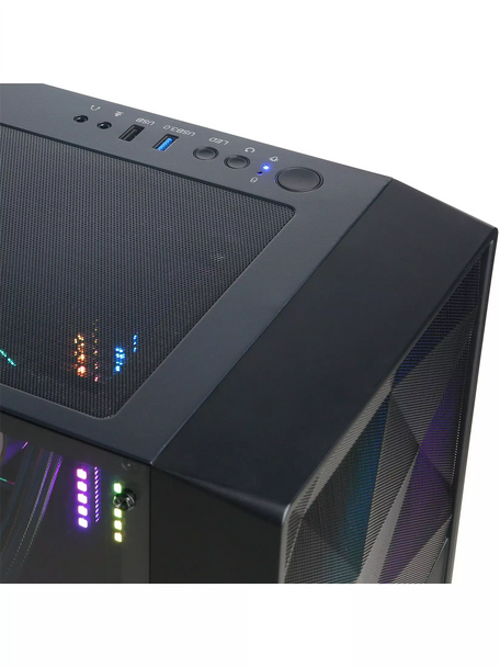 CyberPowerPC Eurus Desktop PC Bundle Ryzen 5 5600G 8GB 500GB SSD with Monitor
