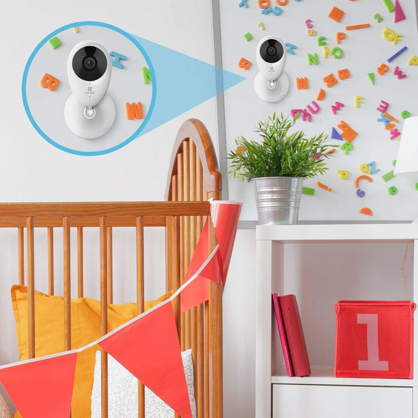 EZVIZ Mini O, 720p WiFi Smart Home Security Camera, WiFi, Works with Alexa