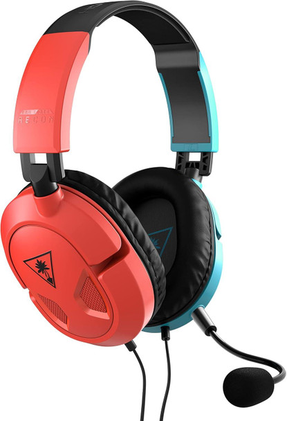 Turtle Beach Recon 50 Wired Gaming Headset - Red/Blue - Multiplatform