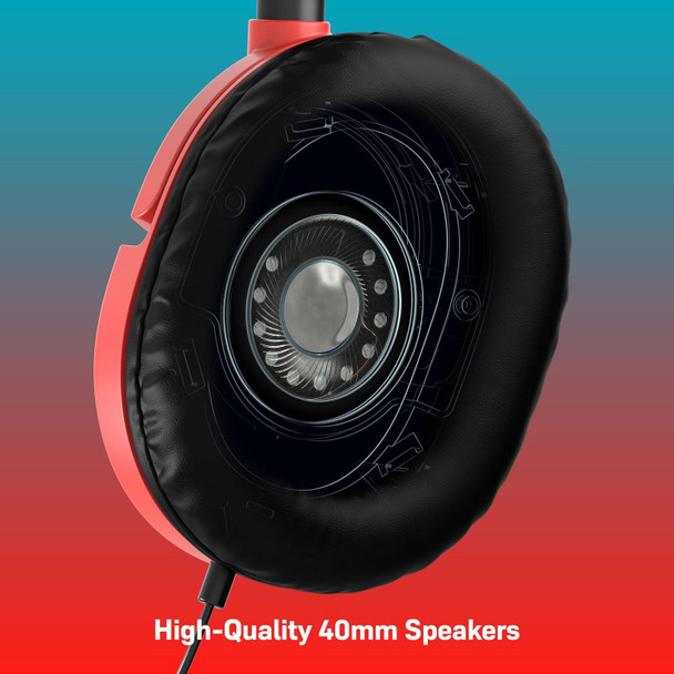 Turtle Beach Recon 50 Wired Gaming Headset - Red/Blue - Multiplatform