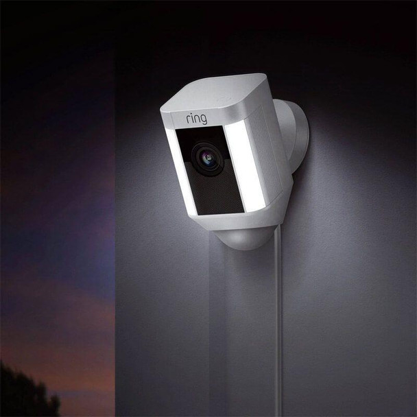 Ring Spotlight Wired FHD (1080p) Surveillance Camera - White