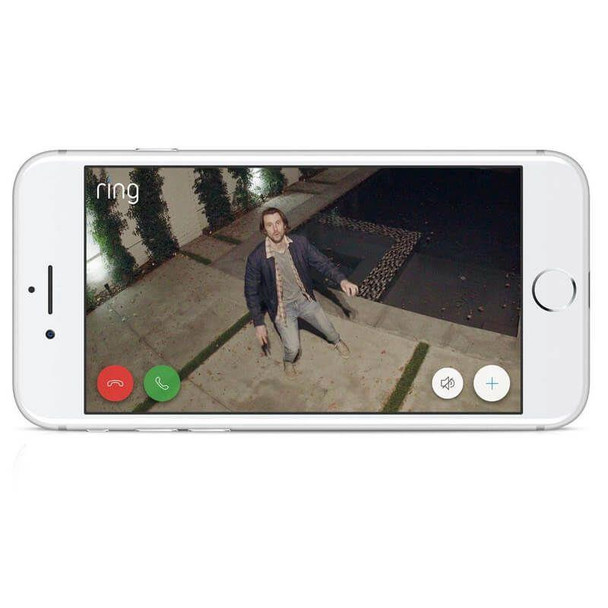 Ring Spotlight Wired FHD (1080p) Surveillance Camera - White