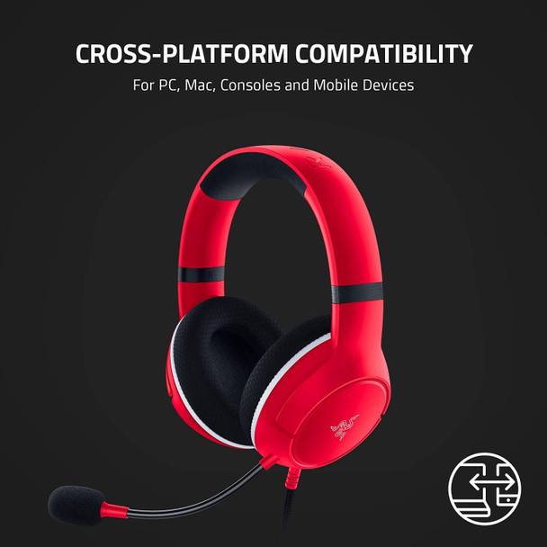 Razer Kaira X Wired Gaming Headset for Xbox & PC - Pulse Red