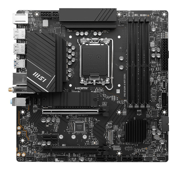 MSI PRO B760M-A WIFI DDR4 motherboard Intel B760 LGA 1700 micro ATX