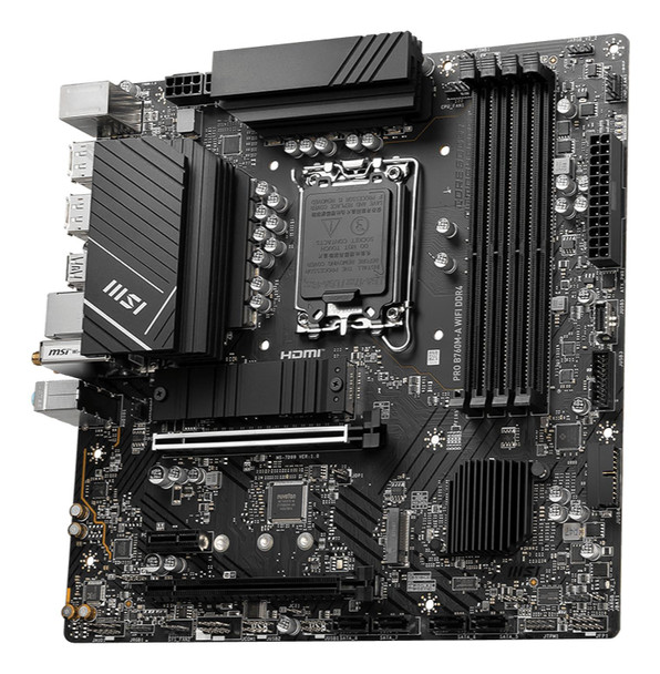 MSI PRO B760M-A WIFI DDR4 motherboard Intel B760 LGA 1700 micro ATX