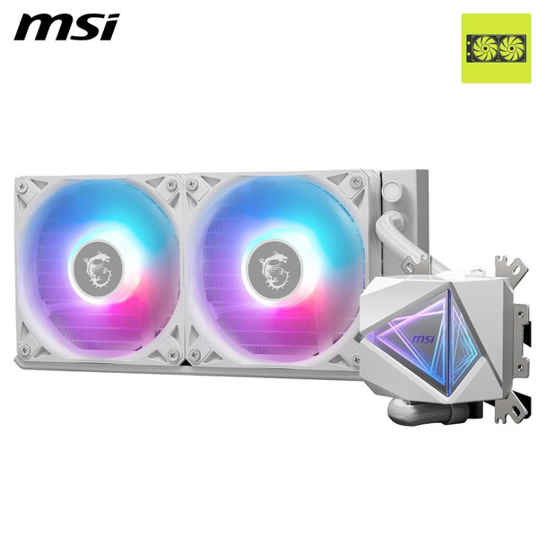 MSI MAG CORELIQUID I240 WHITE AIO CPU Liquid Cooler – image 3