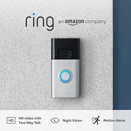 Ring Video Smart Doorbell (2nd Gen) Satin Nickel