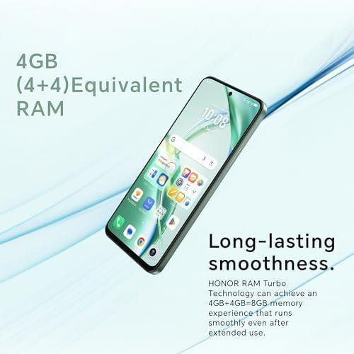 Honor 200 Smart 5G 256GB Smartphone in Black Google Android Unlocked