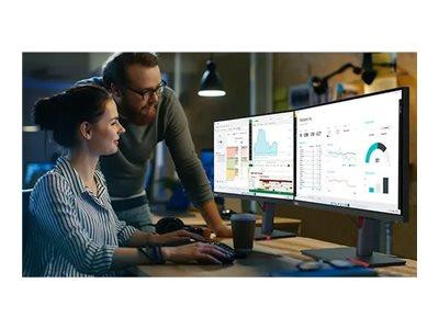Lenovo ThinkVision P24h-30 24" QHD IPS Monitor USB-C Hub
