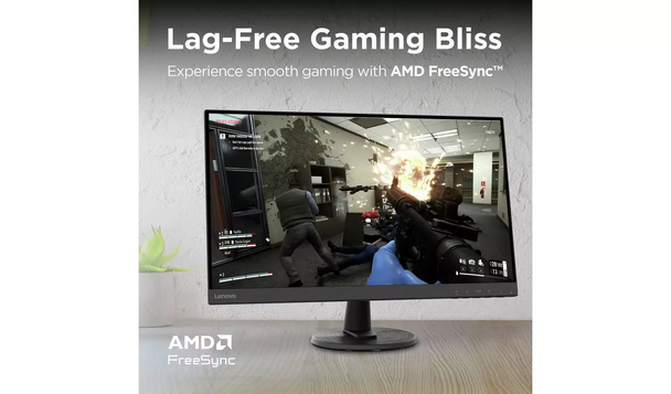 Lenovo D27-40 FHD 27" VA 75Hz Monitor HDMI VGA AMD FreeSync