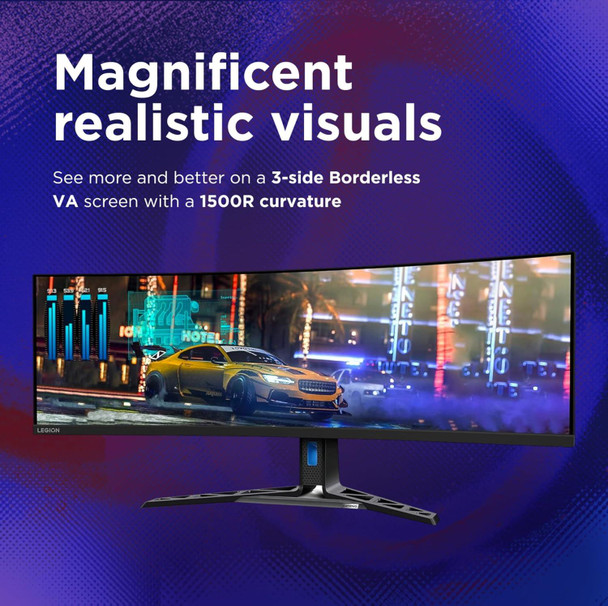 Lenovo Legion R45w-30 44.5" Curved DQHD 170Hz Gaming Monitor