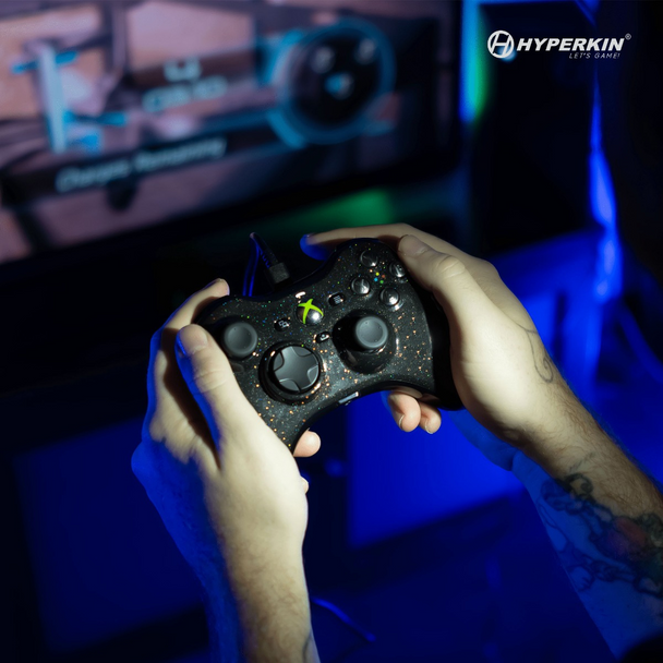 Hyperkin Xenon Wired Controller Xbox Series X|S/Xbox One/PC - Cosmic Night OB
