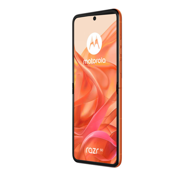 Moto Razr 50 256GB 5G Unlocked Flip Phone Spritz Orange